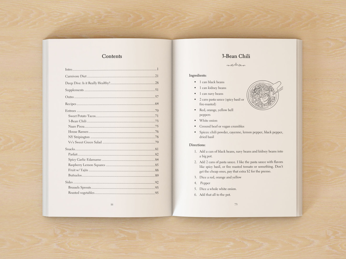 The Very Balanced Cookbook